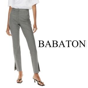 BABATON Numero Pant Mid-Rise Skinny Pants Blk/Espce Mini Htooth